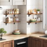 HOOBRO Floating Shelves for Wall, 15.4" Wall Mounted Shelves Set of 2, Hanging S... - Image 6