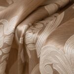 NAPEARL Damask Curtains for Living Room, Gothic Jacquard Curtain Drapes with Flo... - Image 5
