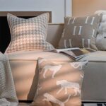 Croker Horse 18x18'' Inches Throw Pillow Cushion Cover - H Letter Embroidery Mod... - Image 3