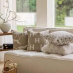 Croker Horse 18x18'' Inches Throw Pillow Cushion Cover - H Letter Embroidery Mod... - Image 6