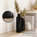 Creative Scents Black Marble Look Vase Set - Vases Home Decor, Premium Quality f... - Image 5