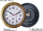 SAC SMARTEN ARTS Decor Silent Wall Clock Non-Ticking Decor Wall Clock 8 Inches V... - Image 3