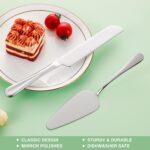 Cake Serving Set, Cake Pie Pastry Servers, Stainless steel Cake Knife and Server... - Image 3