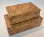Cruiser's Caché Burl Wood Design Luxe Decorative Box | Fully Suede-Lined | Large... - Image 4