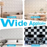 Art3d 33-Pack 3D Wall Panel for Interior Wall Décor, Diamond Textured PVC Accent... - Image 8