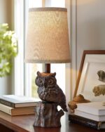 G-SAFAVA 14.25" Small Table Lamp for Living Room Farmhouse Bedside Resin Single ... - Image 7