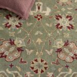 SAFAVIEH Antiquity Collection Area Rug - 6' Round, Sage, Handmade Traditional Or... - Image 8