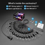 Outdoor String Lights Waterproof - 24FT Color Changing Led Outside Patio Light w... - Image 7