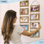 Icona Bay - 4x6 Wall Hanging Picture Frames Collage with 8 Openings - Rustic Bro... - Image 7