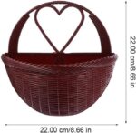 YARNOW 4pcs Wall Hanging Plastic Flower Pots Simulated Rattan Planters Indoor Wa... - Image 3