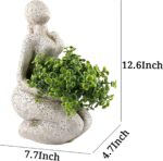 Large Planters for Outdoor Indoor Plants Head Face Planter Pot Unique Succulent ... - Image 5