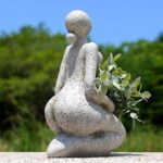 Large Planters for Outdoor Indoor Plants Head Face Planter Pot Unique Succulent ... - Image 7