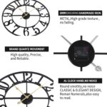1st owned Oversized Wall Clock for Living Room Decor - 40 Inch Silent Non-Tickin... - Image 5