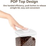 Pop Food Storage Containers Set Airtight Food Storage Containers with Pop Lids, ... - Image 3