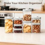 Pop Food Storage Containers Set Airtight Food Storage Containers with Pop Lids, ... - Image 7