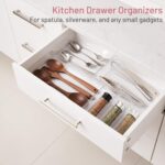 Drawer Organizer, 10 Pack Large Clear Plastic Organizer Bins 5 Sizes, Versatile ... - Image 5