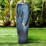 Naturefalls 38.7” H Modern Outdoor Fountain - 4-Tiered Outdoor Garden Fountains ... - Image 6