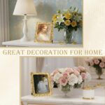 Novabright 4 Pcs 8 x 10 Inches Gold Frames Vintage Antique Ornate Resin Rectangl... - Image 5