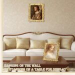 Novabright 4 Pcs 8 x 10 Inches Gold Frames Vintage Antique Ornate Resin Rectangl... - Image 6