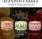Scented Candles Gift Set,3 Pack Candles for Home Scented, Long Lasting Soy Wax A... - Image 6