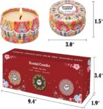 Scented Candles Gift Set,3 Pack Candles for Home Scented, Long Lasting Soy Wax A... - Image 7