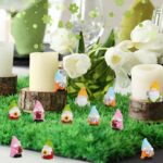 20Pcs Spring Mini Gnomes,Tiny Miniature Resin Spring Gnomes for Fairy Garden Acc... - Image 5