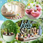 20Pcs Spring Mini Gnomes,Tiny Miniature Resin Spring Gnomes for Fairy Garden Acc... - Image 7