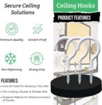 20 Pcs Ceiling Hooks for Hanging Plants - 2.9 inches Heavy Duty, Hanging Hooks f... - Image 9