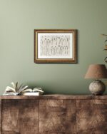 VIYYIEA Gold Framed Wall Art Canvas Print Home Decor Abstract Wall Art Room Deco... - Image 6