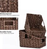 GRANNY SAYS Wicker Storage Baskets, Waterproof Wicker Basket with Handles, Trape... - Image 5