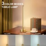 KARTOOSH Cordless LED Table Lamp Set of Two, Battery Operated Portable Desk Lamp... - Image 5