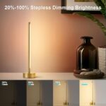 KARTOOSH Cordless LED Table Lamp Set of Two, Battery Operated Portable Desk Lamp... - Image 6