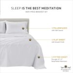 Bluemoon Homes 100% Egyptian Cotton Sheets, Queen Size Bed Sheet Set, Long Stapl... - Image 3