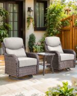 Luxury 24x24x6 Inch Smile Outdoor Cushions 1 Set - Deep Seat Water-Repellent Pat... - Image 3
