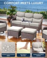 Luxury 24x24x6 Inch Smile Outdoor Cushions 1 Set - Deep Seat Water-Repellent Pat... - Image 6