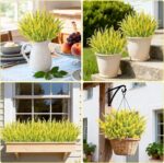 20 Bundles Fake Flowers Artificial Lavender Faux Plastic Plants Flowers for Home... - Image 7
