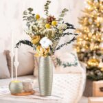 Gold Vases for Home Decor Tall Gold Vase for Centerpieces Ceramic Table Vases Se... - Image 7