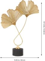 Leaf Iron Ginkgo Leaves Table Decor Modern Iron Art for Living Room Office Garde... - Image 4