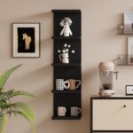 LitaEther 5 Tier Lack Floating Shelf, Black Wall Shelf Unit,Display Shelf - Image 3