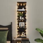 LitaEther 5 Tier Lack Floating Shelf, Black Wall Shelf Unit,Display Shelf - Image 6