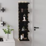 LitaEther 5 Tier Lack Floating Shelf, Black Wall Shelf Unit,Display Shelf - Image 7