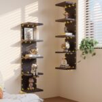 LitaEther 5 Tier Lack Floating Shelf, Black Wall Shelf Unit,Display Shelf - Image 8