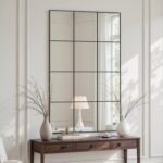 Suidia Wall Mirror, 36" x 60" Window Decorative Mirrors, Metal Framed Wall Decor... - Image 3