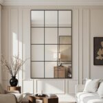 Suidia Wall Mirror, 36" x 60" Window Decorative Mirrors, Metal Framed Wall Decor... - Image 4