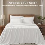 Queen Sheet Set - 6 Piece Sheets Queen Size Bed Set - Breathable & Cooling Hotel... - Image 7