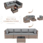 JAMFLY Patio Furniture Sets, 5-Piece Outdoor Patio Furniture with Thick Cushions... - Image 5