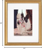 Kate and Laurel Adlynn Photo Frame Set, Set of 10, Varying Sizes, Gold, Traditio... - Image 9