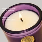 M&SENSE Natural Strong Soy Candle | Berry Rose & Purple | 9.2 oz, 50H Burn Time ... - Image 5