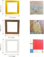 1:12 Scale 15 pcs Miniature Dollhouse Picture Frames with Classic Mini Paintings... - Image 4