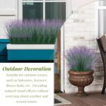 16 Bundles Artificial Plants Onion Grass Outdoor 17 Inch Tall Fake Shrubs Wheat ... - Image 9